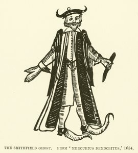 Duch Smithfield, z Mercurius Democritus autorstwa English School