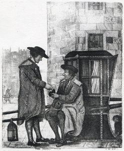 The Social Pinch, grafika wykonana przez Williama Kay, 1784-1813 autorstwa English School
