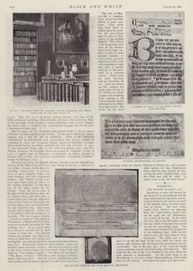 Biblioteka Spencera w Althorp House, Northamptonshire, siedziba hrabiego Spencera (lito) autorstwa English School