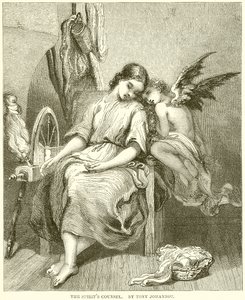 Doradca Duchów. By Tony Johannot autorstwa English School