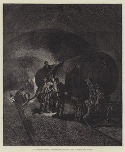 Tunel Świętego Gotarda (rycina) autorstwa English School