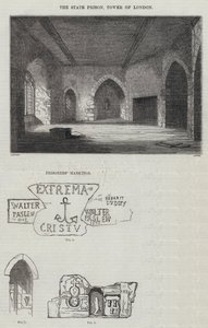 Więzienie państwowe, Tower of London (rycina) autorstwa English School