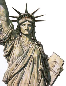 Statua Wolności na Wyspie Bedloe