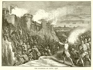 Szturm na Kadyks, 1596 autorstwa English School