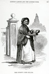 Sprzedawca grzebienia ulicznego, ok. 1840 r autorstwa English School