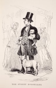 The Street Dog-Seller, ilustracja z London Labour i London Poor autorstwa Henry