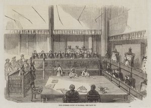 Sąd Najwyższy w Madrasie (rycina) autorstwa English School
