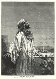 Słodka pieśniarka Izraela (grawerunek) autorstwa English School