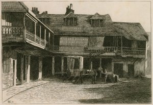 The Tabard Inn, Southwark autorstwa English School