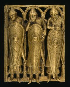 Świątynia Pyx, ok. 1140-50 (pozłacany stop miedzi) autorstwa English School