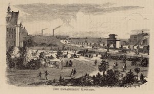 Die Themse-Uferpromenade von English School