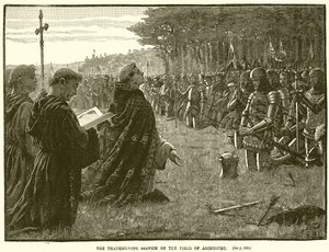 Nabożeństwo Dziękczynienia na Polu Agincourt