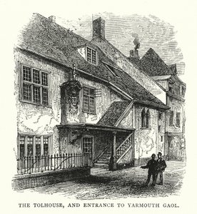 Tolhouse i wejście do więzienia w Yarmouth (rycina) autorstwa English School