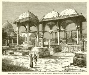 Grobowce Mameluków, dawnych władców Egiptu, zmasakrowane przez Mohammeda Alego w 1811 roku