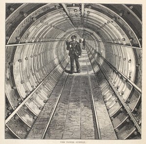 Metro w Wieży, 1870 autorstwa English School