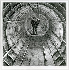 Metro w Wieży, 1870 autorstwa English School