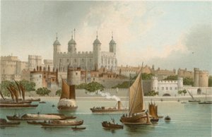 Wieża znad rzeki autorstwa English School