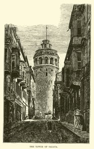 Wieża Galata autorstwa English School