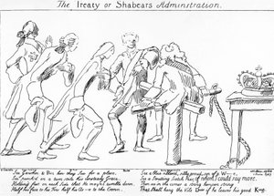 Traktat lub administracja shabears, 1757 autorstwa English School