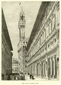 Galeria Uffizi, 1865 autorstwa English School