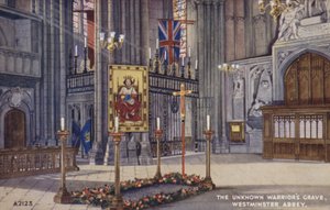 Grób Nieznanych Wojowników, Opactwo Westminsterskie autorstwa English School