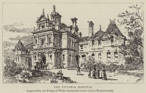Szpital Wiktorii (grawerowanie) autorstwa English School