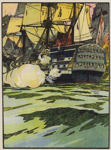 Zwycięstwo pod Trafalgarem (kolor lito) autorstwa English School