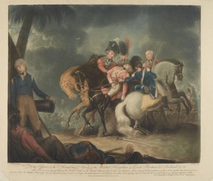 Zwycięstwo wojsk brytyjskich nad Francuzami w dniu 21 marca 1801 r autorstwa English School