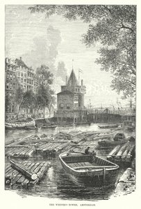 Wieża Płaczu, Amsterdam (rycina) autorstwa English School