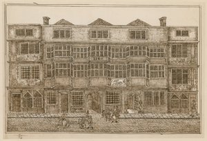 Biały Hart, ulica Bishopsgate autorstwa English School