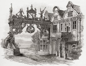 The White Hart Inn, Scole, Norfolk w XVII wieku, z 