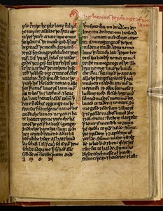 The Wohunge of ure Lauerd, Cotton MS Titus D XVIII, f.127r autorstwa English School