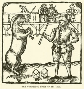 Wspaniały koń An, 1595 autorstwa English School