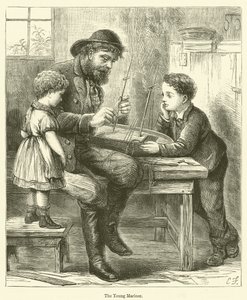 Młody żeglarz (rycina) autorstwa English School