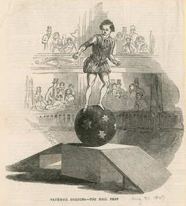 Wyczyn piłki, Vauxhall Gardens, Londyn autorstwa English School