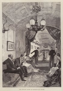 Kręgielnia w Sandringham House, Norfolk (lito) autorstwa English School