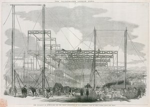 Budynek w Hyde Parku w Londynie na Wielką Wystawę w 1851 r. autorstwa English School