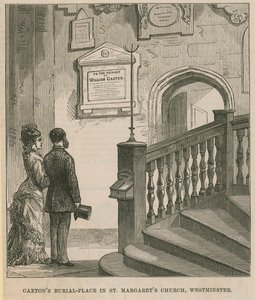 Miejsce pochówku Williama Caxtona autorstwa English School