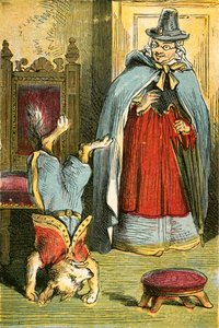 Pies stojący na głowie autorstwa English School