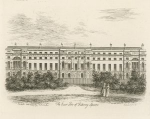 Wschodnia strona Fitzroy Square autorstwa English School