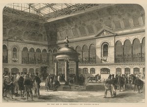 Pierwsza sprzedaż w nowym budynku panów Tattersalls autorstwa English School