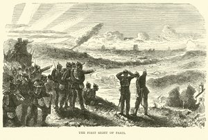 Pierwszy widok Paryża, wrzesień 1870 autorstwa English School
