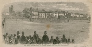 Wielki mecz krykieta na Lords Ground autorstwa English School