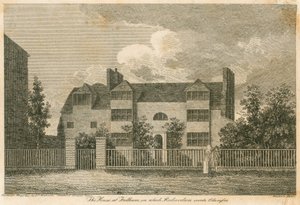 Dom przy Parsons Green, niedaleko Fulham w Londynie, kiedy Samuel Richardson napisał Clarissa autorstwa English School