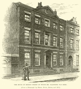 Dom przy Rodney Street, w którym urodził się pan Gladstone autorstwa English School