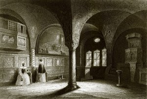 Wnętrze kaplicy Wartburg autorstwa English School