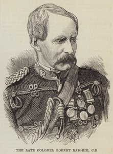 Nieżyjący już pułkownik Robert Baigrie CB (grafika) autorstwa English School