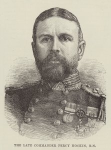Nieżyjący już komandor Percy Hockin, RN (grafika) autorstwa English School