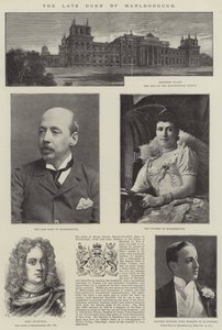 Nieżyjący książę Marlborough (grawerowanie) autorstwa English School