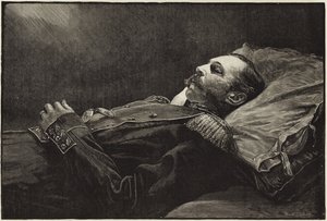 Nieżyjący już cesarz Rosji Aleksander II po śmierci autorstwa English School